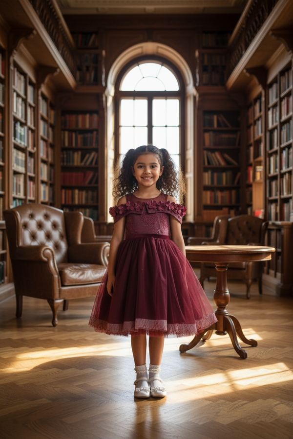 Buy 1 Get 1 Free | Elegant Floral Party Frock & Paper Crush Frock Deal