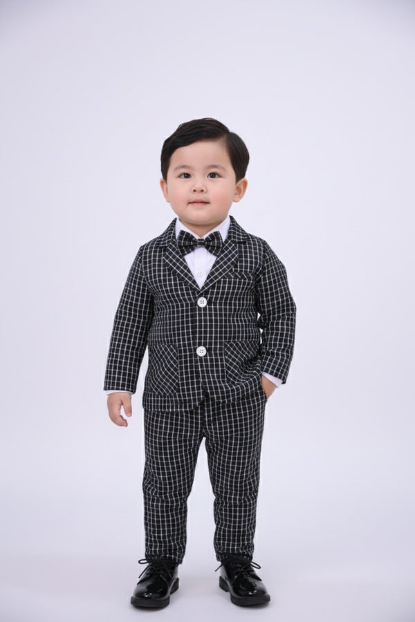 White Pant Coat for Boys | Formal Outfit (1 to 5 Years) | Happy Princess