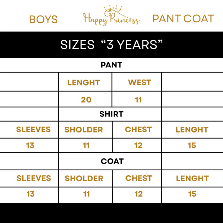 Formal Outfit (1 to 5 Years)