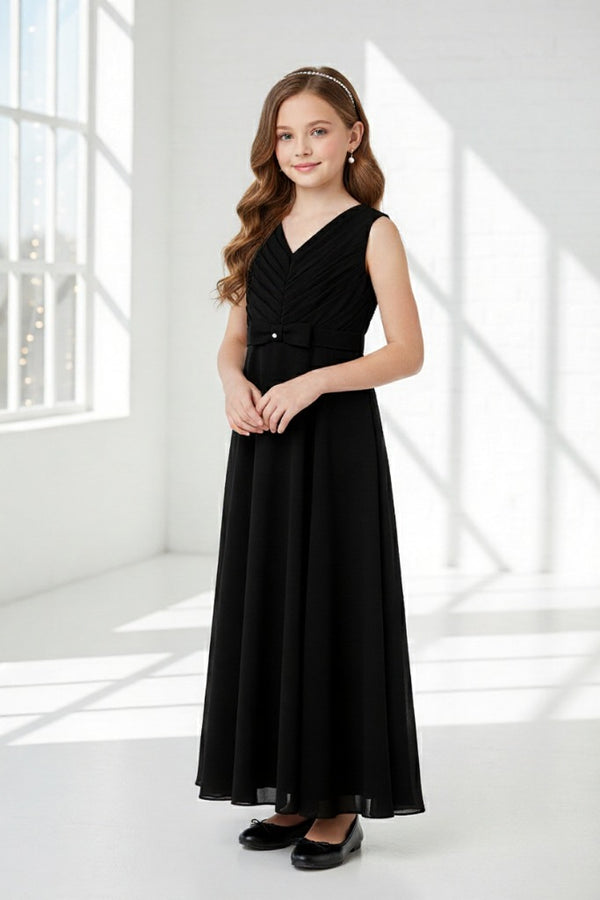 Luxury Girls’ Maxi Dress
